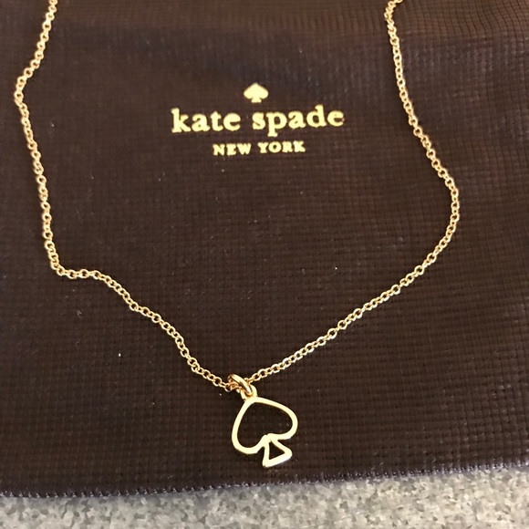 [Kate Spade] Open Spade Necklace - Picture 2 of 5